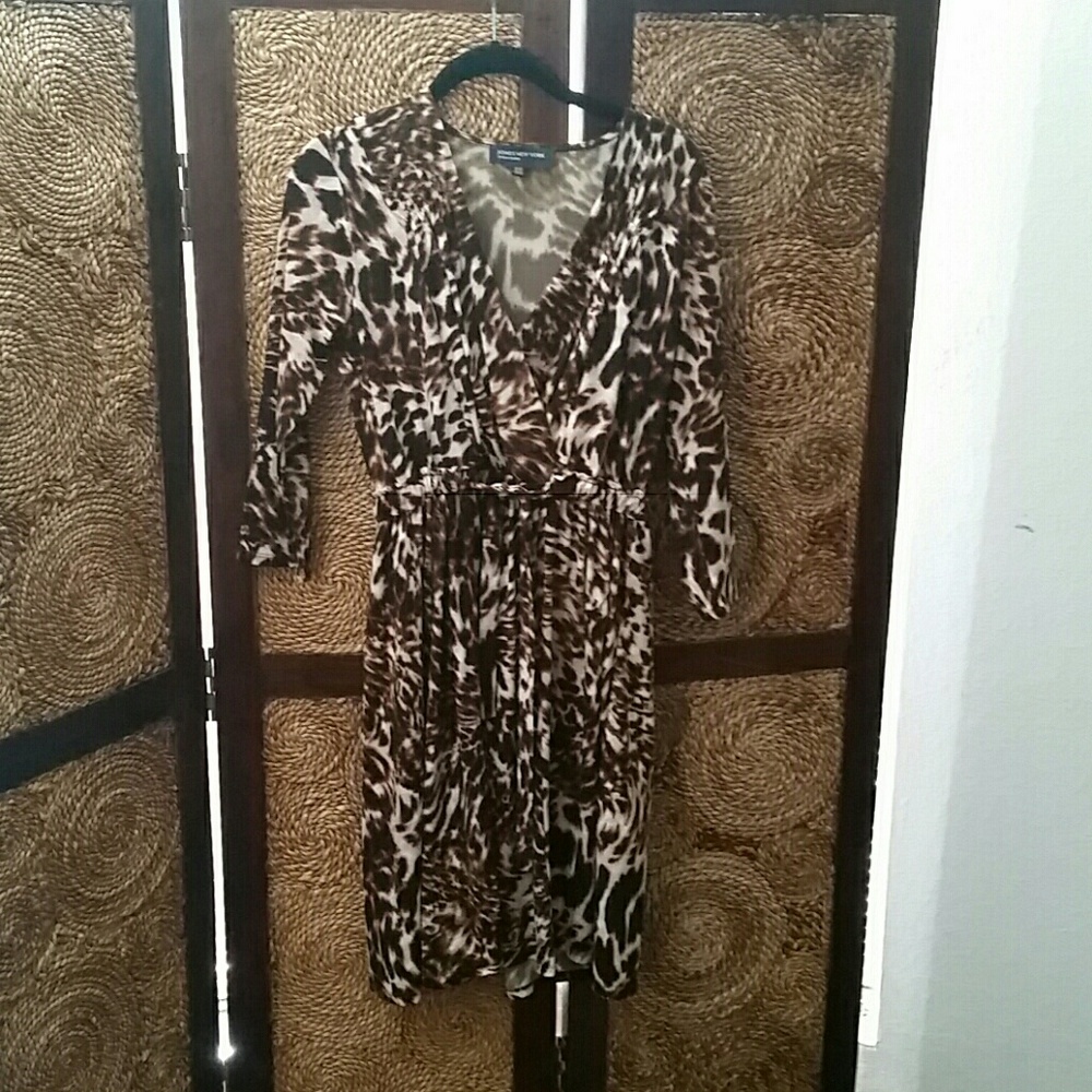 Jones New York Animal Print Dress
